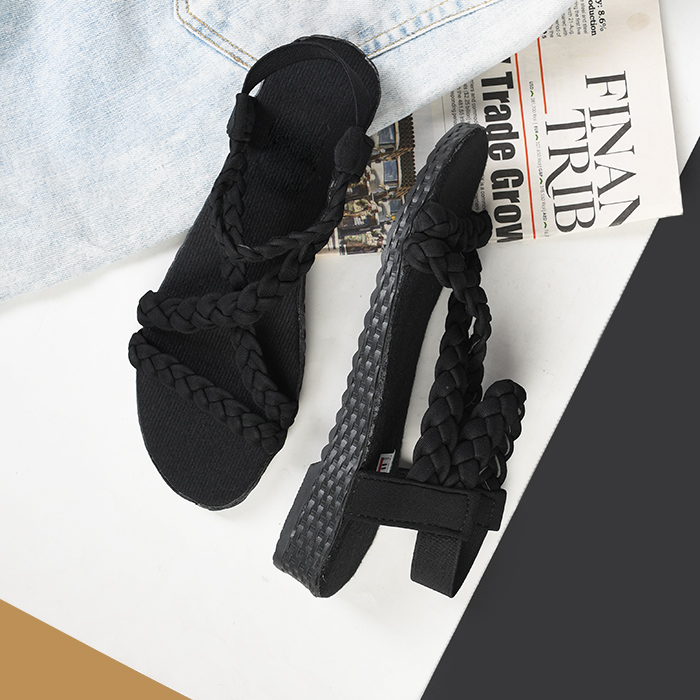 صندل زنانه مشکی مدل LIYA